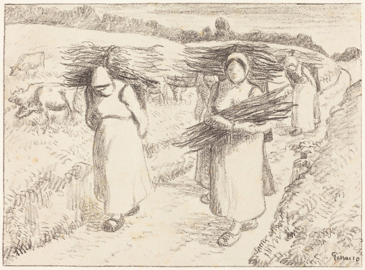 Peasants Carrying Sticks (Paysannes portant des fagots)