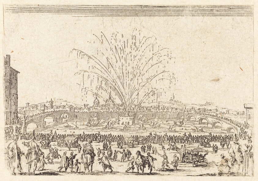Fireworks on the Arno, Florence