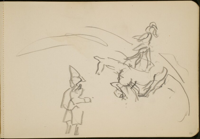 Manege mit Pferd und Clown (Circus Ring with a Horse and Clown) [p. 57]