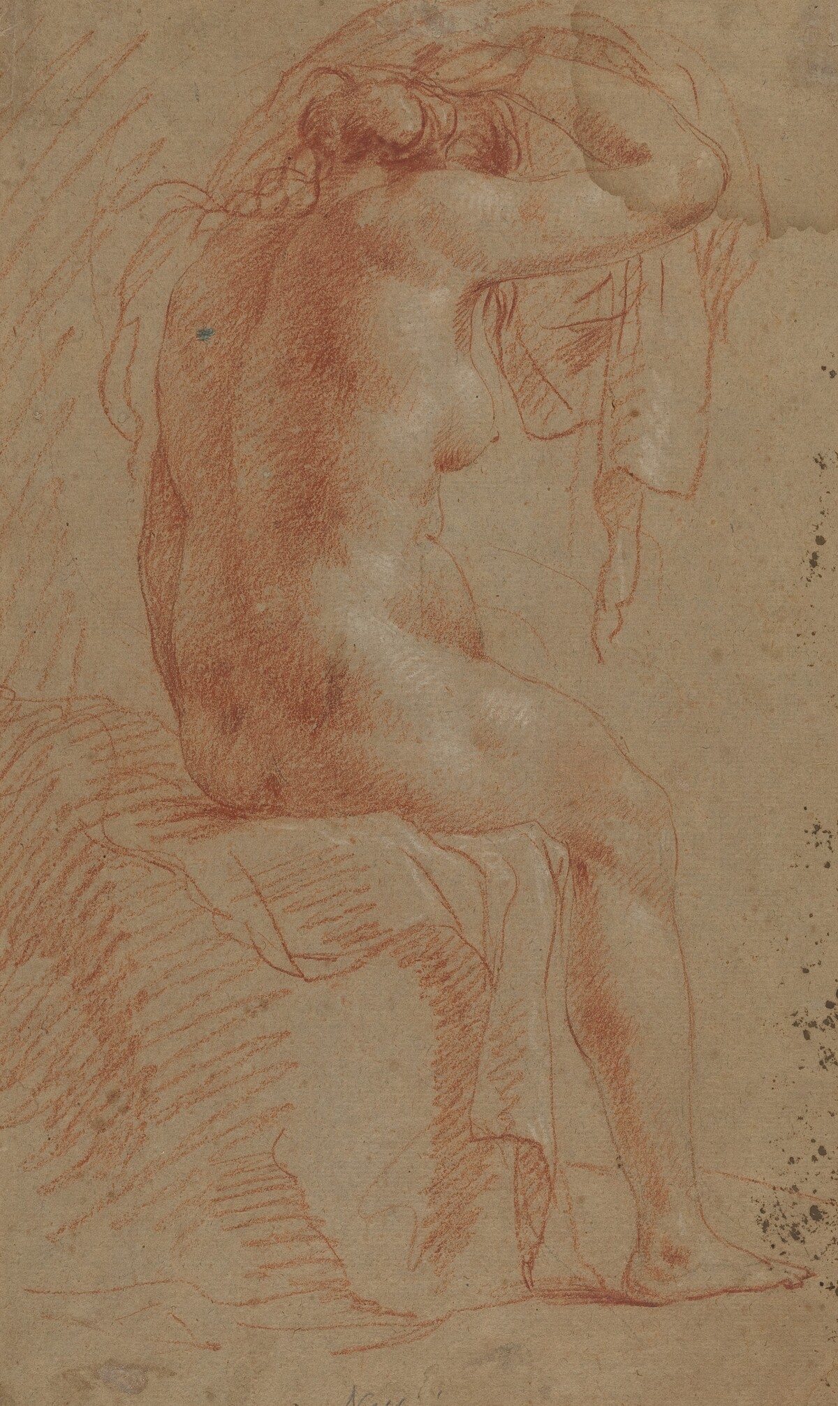 Nude Female Figure [verso]