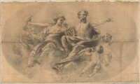 Zeus and Hera, Karel Vitezslav Masek, 1895