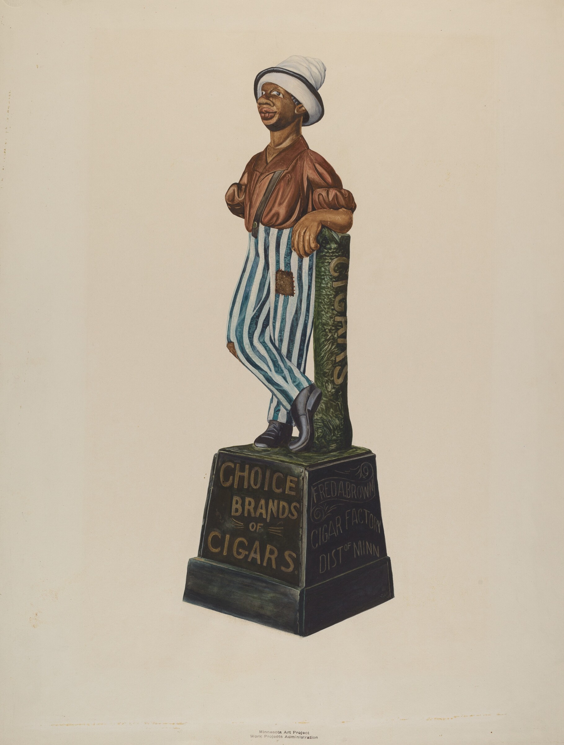 Cigar Store Figure, Einar Heiberg, 1935/1942