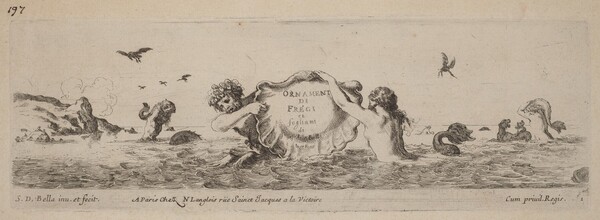 Title Page for "Ornamenti di fregi e fogliani"