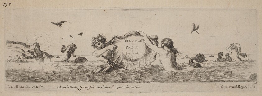 Title Page for "Ornamenti di fregi e fogliani"