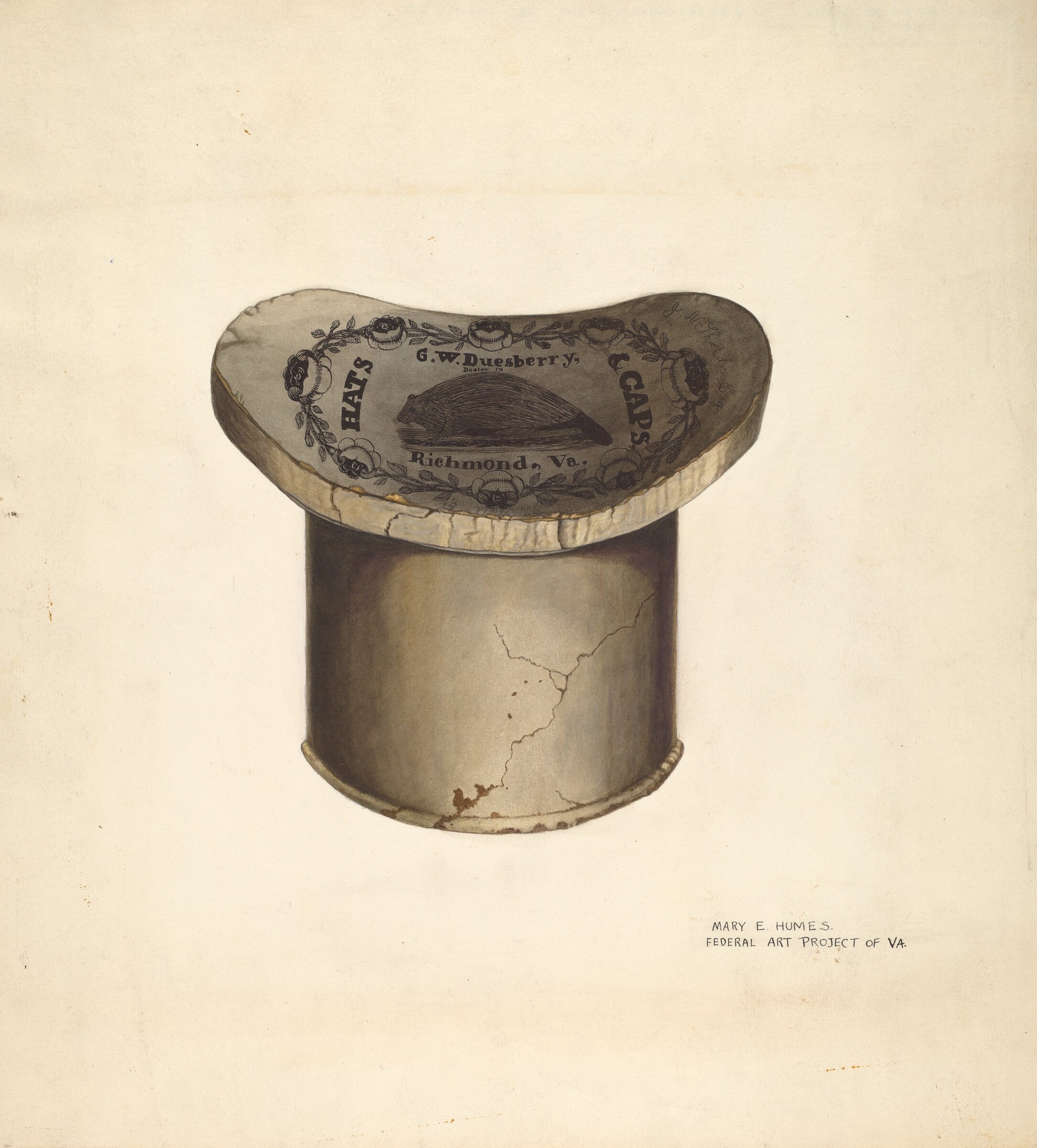Hat Box, Mary E. Humes, c. 1939
