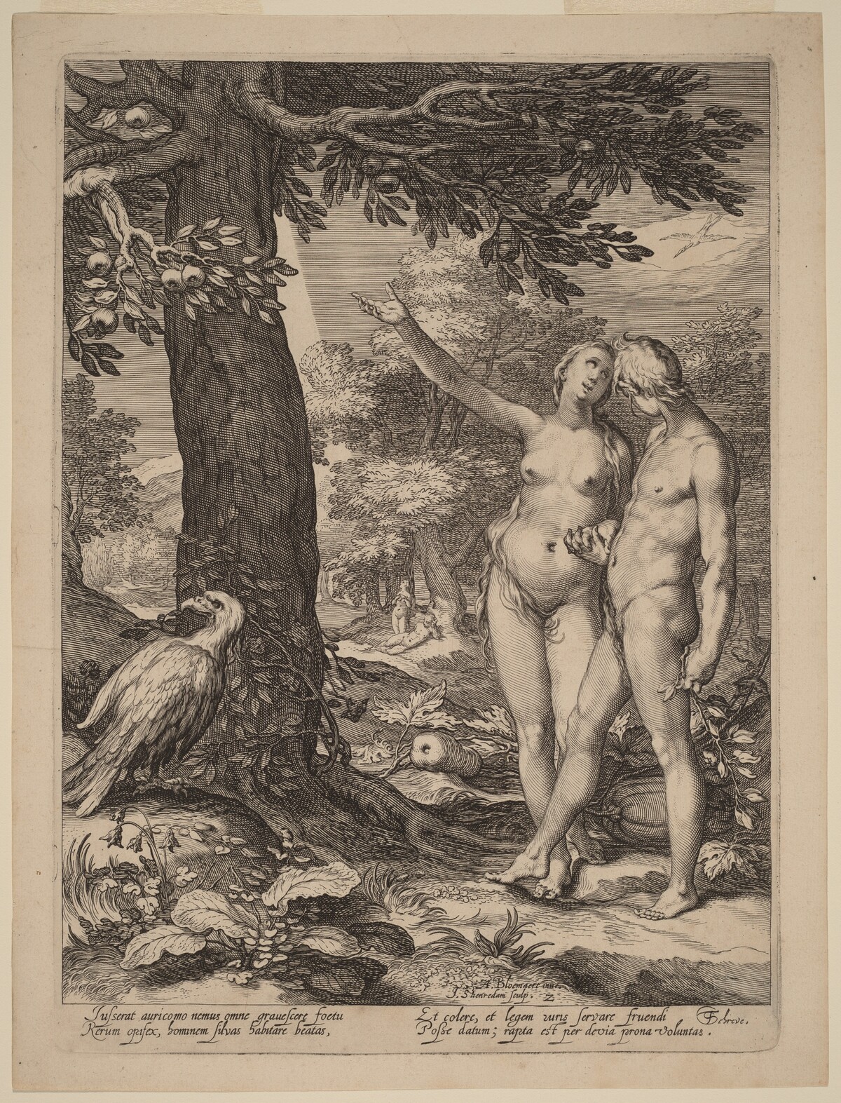 Adam and Eve before the Tree of Knowledge