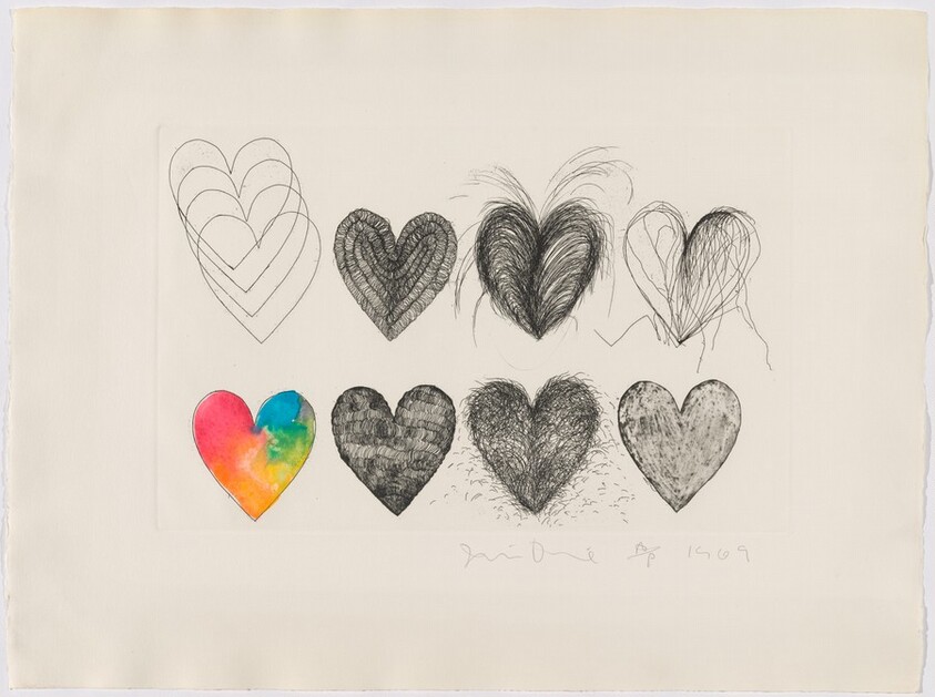 Hearts and a Watercolor