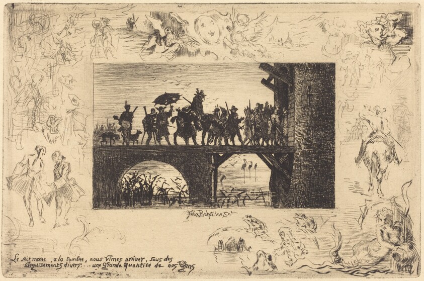 Le soir même... (The same evening...)