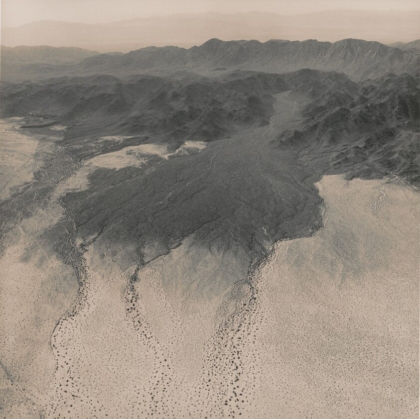 Alluvial Fan, Natural Drainage near the Yuma Proving Ground and the Arizona-California Border