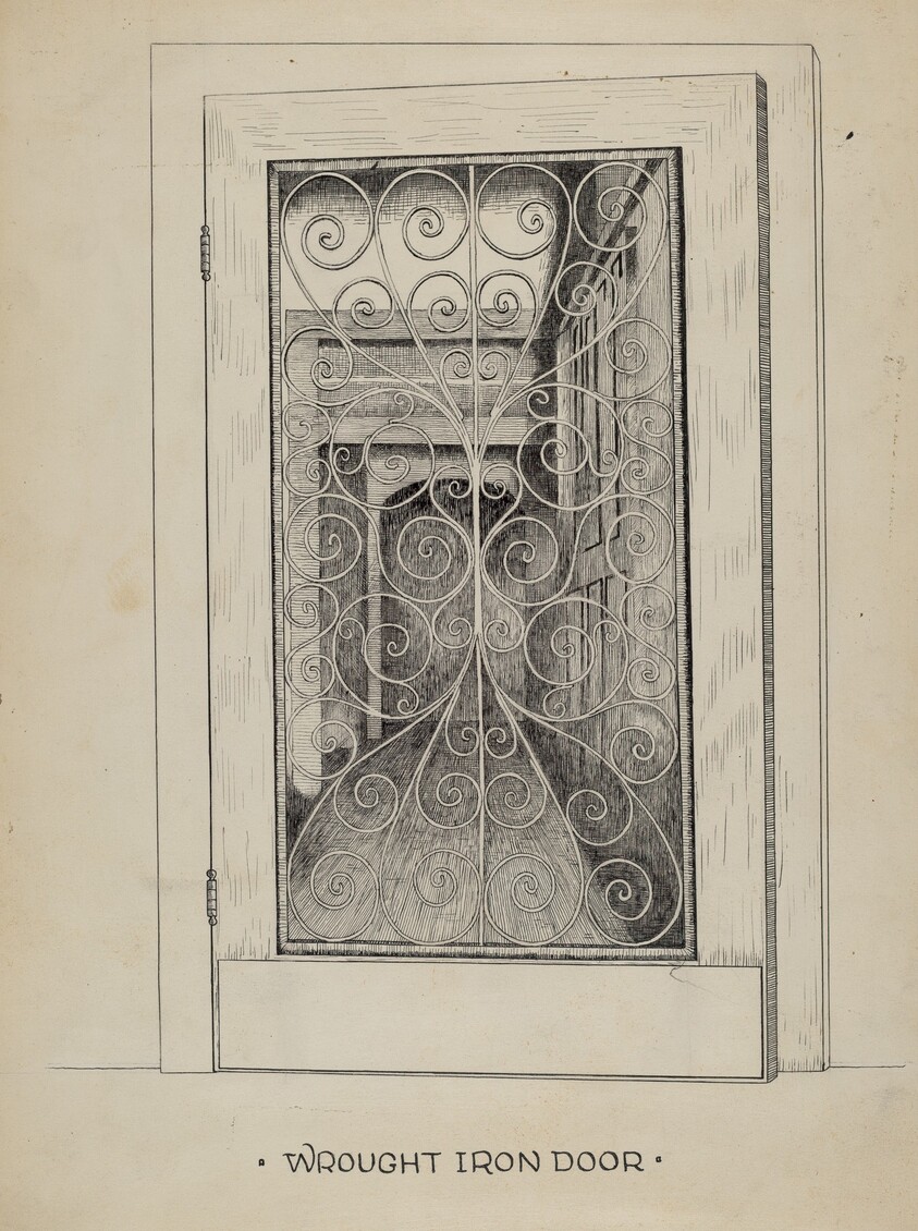 Wrought Iron Door