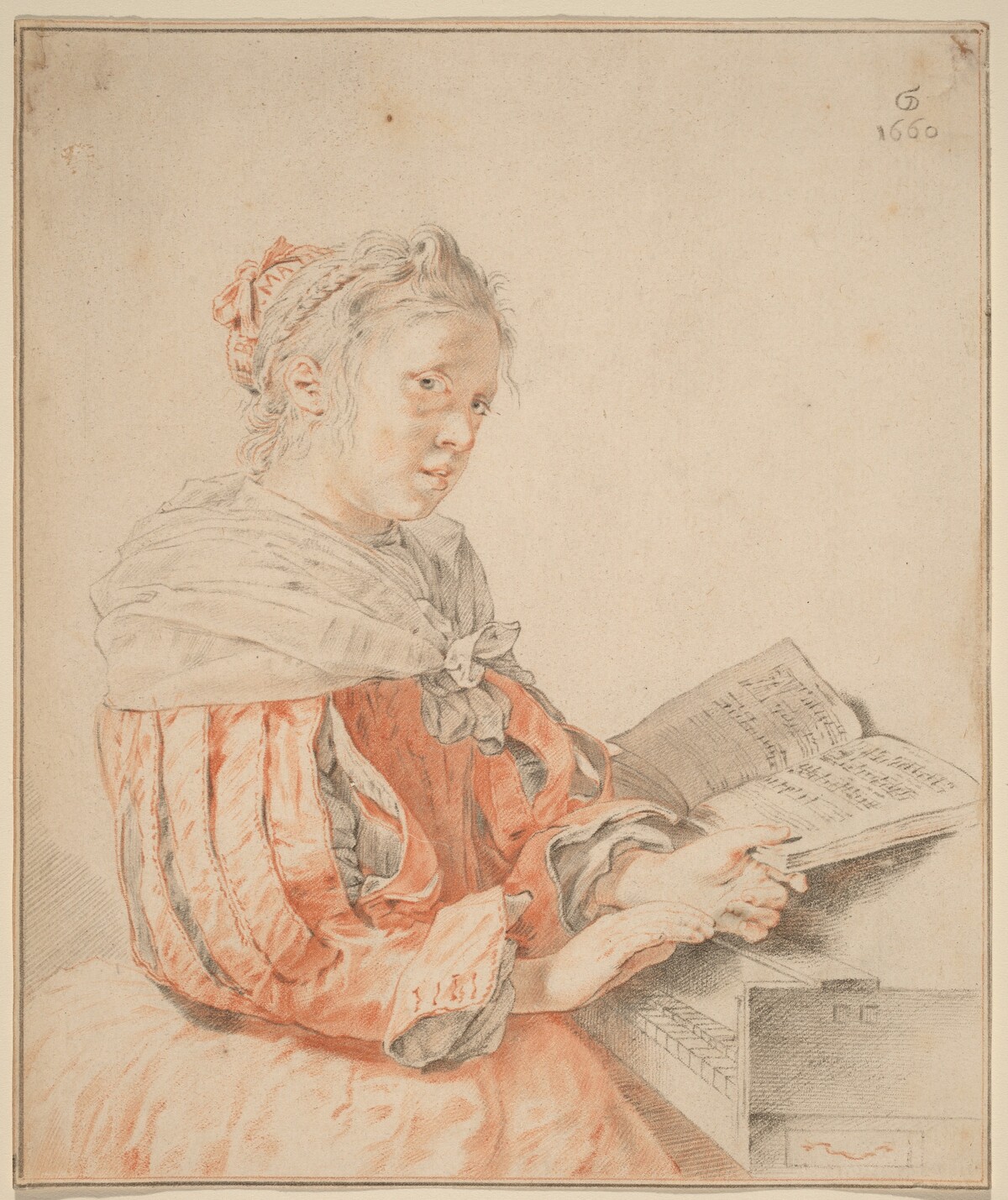 Young Girl at the Keyboard