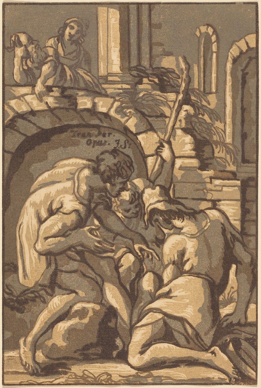 Two Shepherds and a Boy