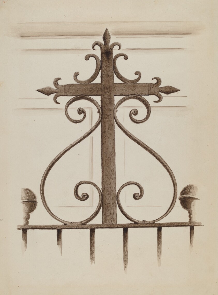Wrought Iron Cross