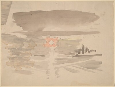 Sunset, John Marin, possibly 1949
