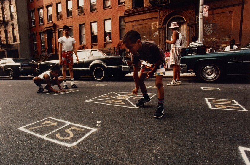 Skelly Street Game, Spanish Harlem, New York