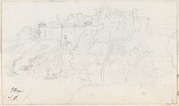 Castle on a Hill, Jacques-Louis David, 1775/80