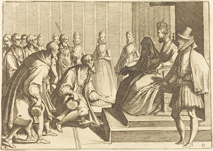 Margaret of Austria Giving Audience to a Nobleman