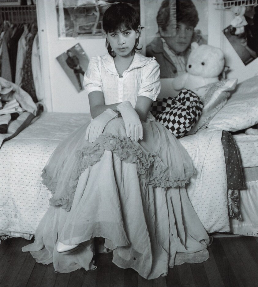 Julia with Frilly Skirt and Gloves, Ann Arbor, Michigan