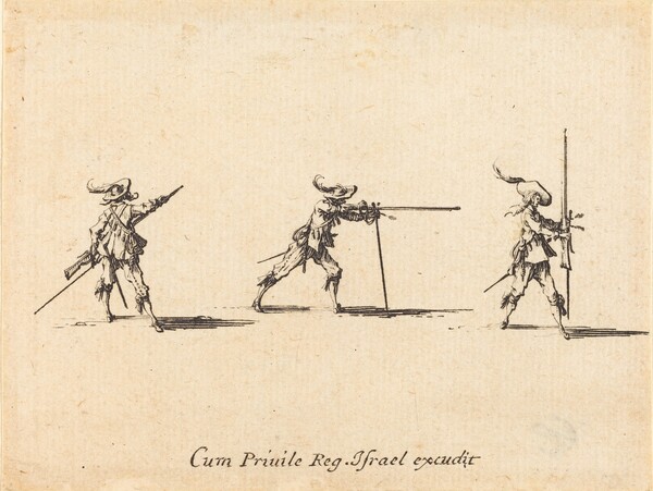 Taking the Firing Position with the Musket