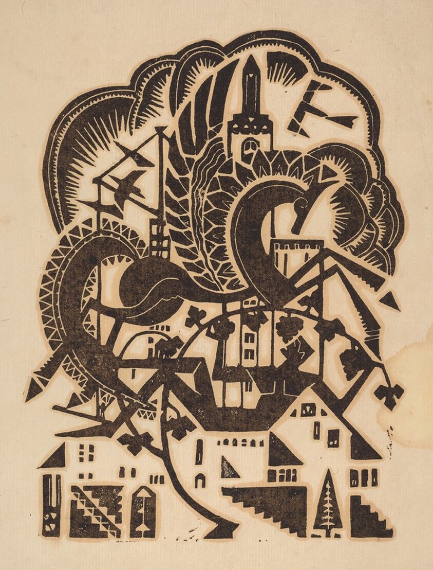 Untitled (Pegasus and Male Nude)