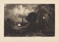 Stoke-by-Neyland, David Lucas after John Constable