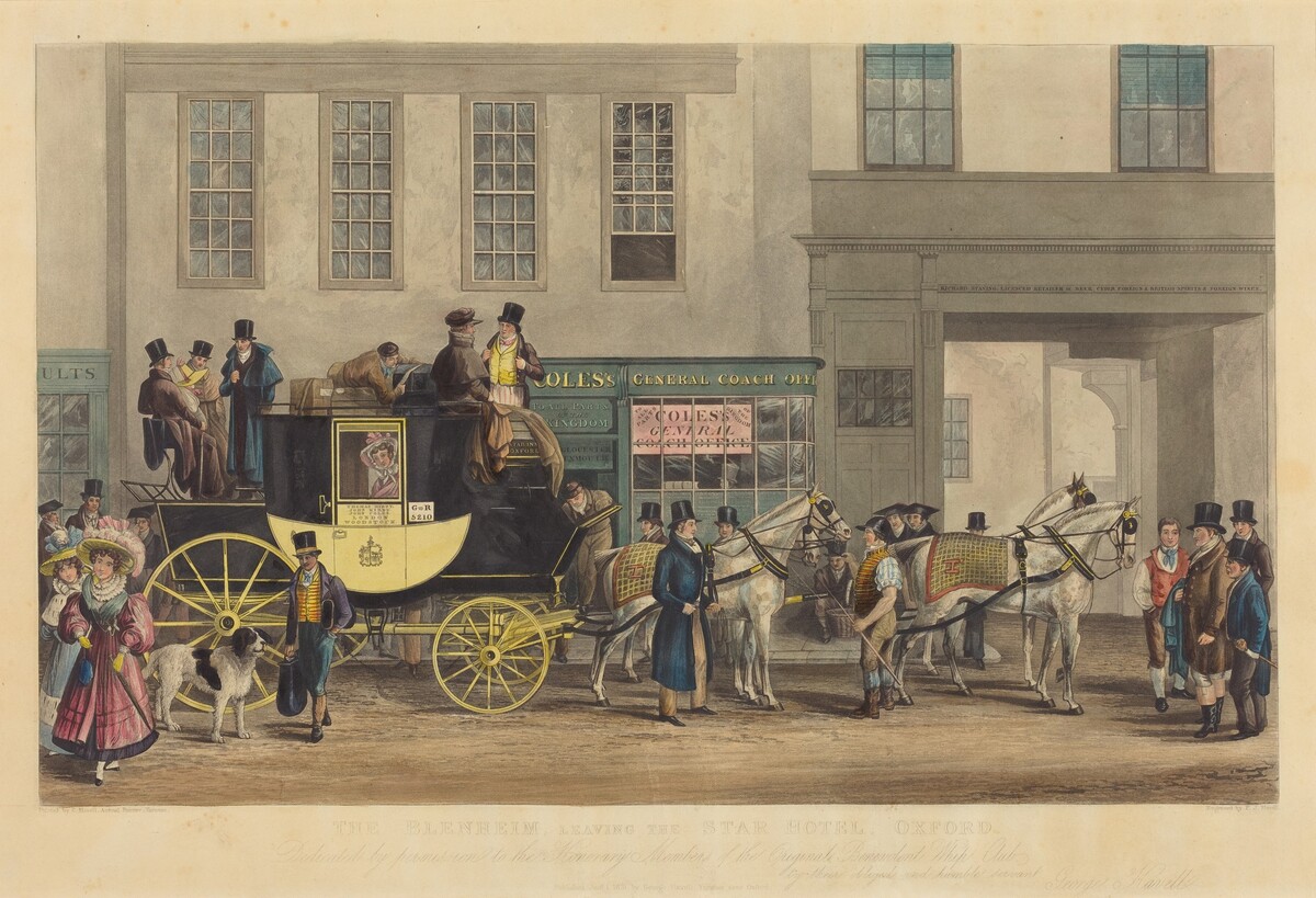 The Blenheim, Leaving the Star Hotel, Oxford