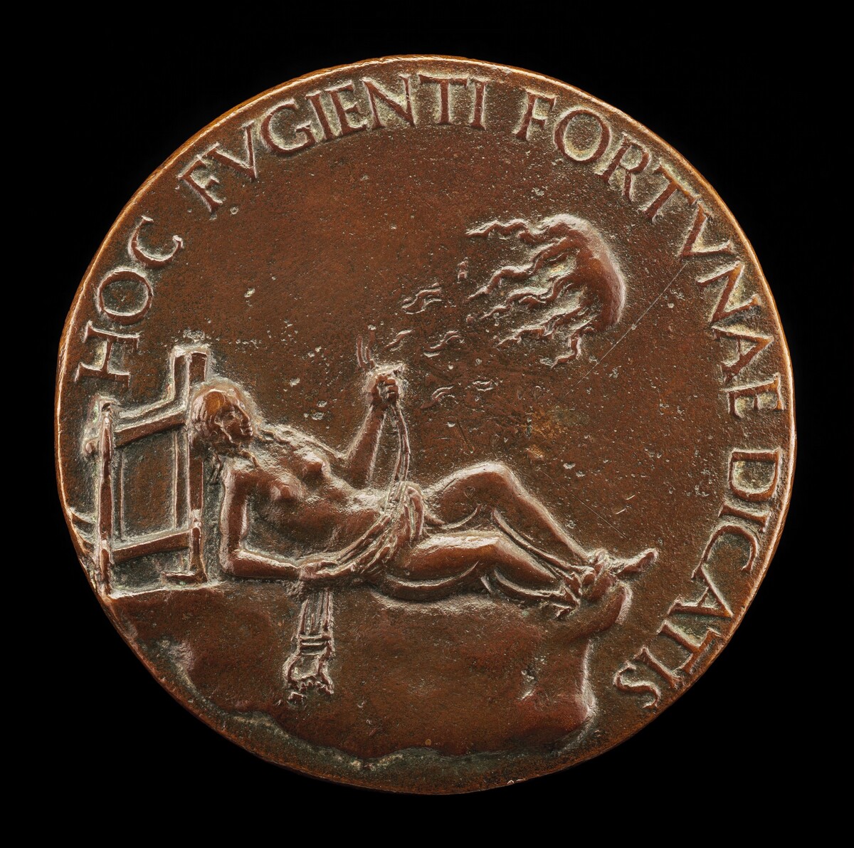 Female Figure Holding a Bridle [reverse]