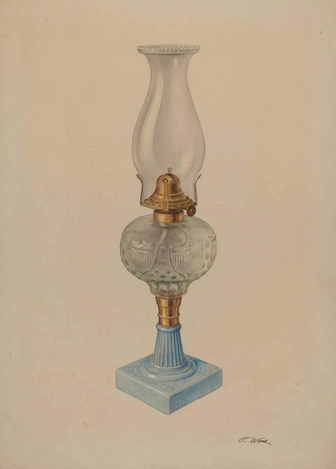 Lamp, Paul Ward, c. 1938
