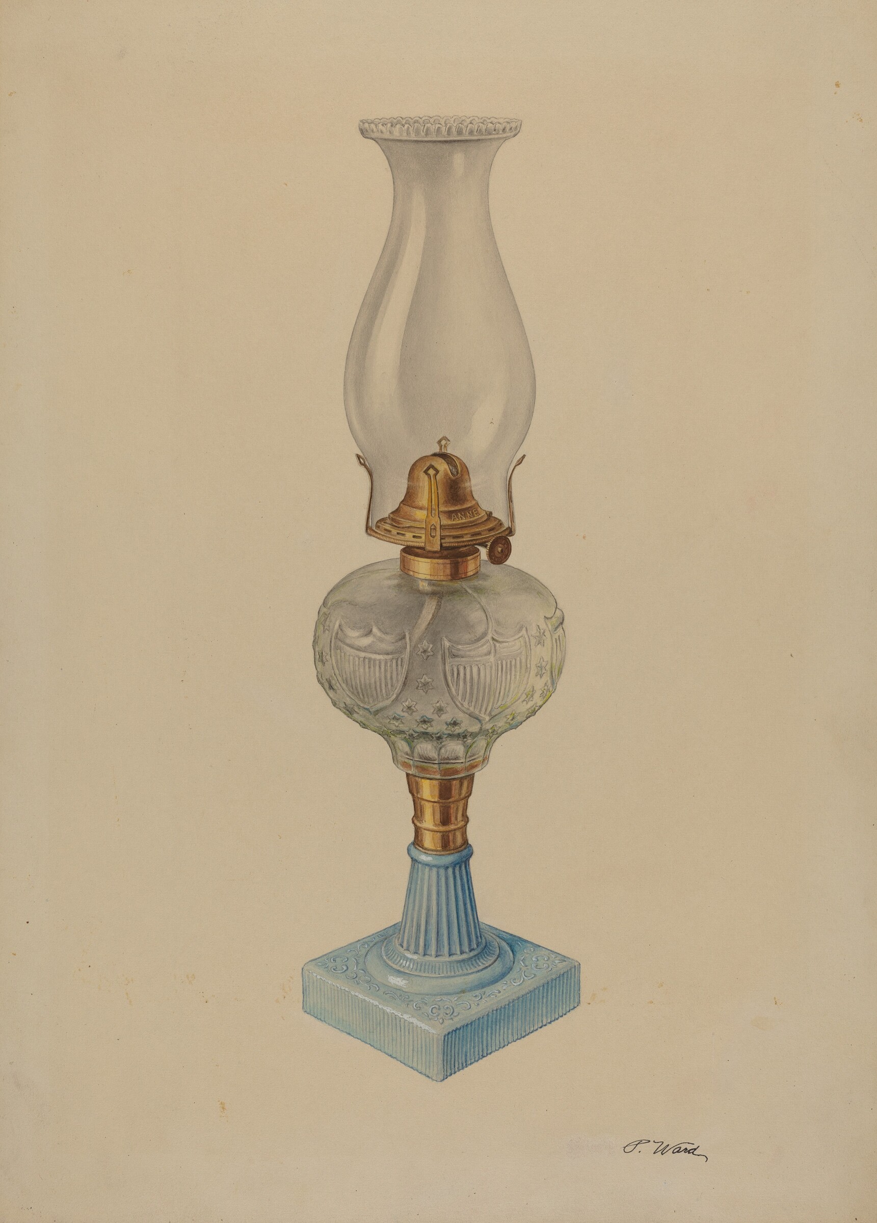 Lamp, Paul Ward, c. 1938