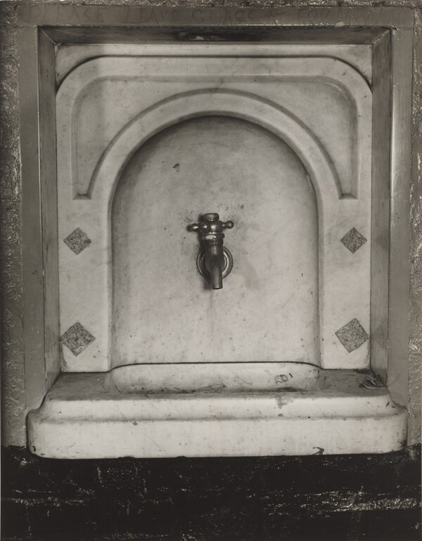 Fifth Avenue Theater Interior: Drinking Fountain Behind Scenes, 1185 Broadway, Manhattan