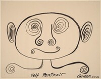 Self-Portrait, Alexander Calder, 1946