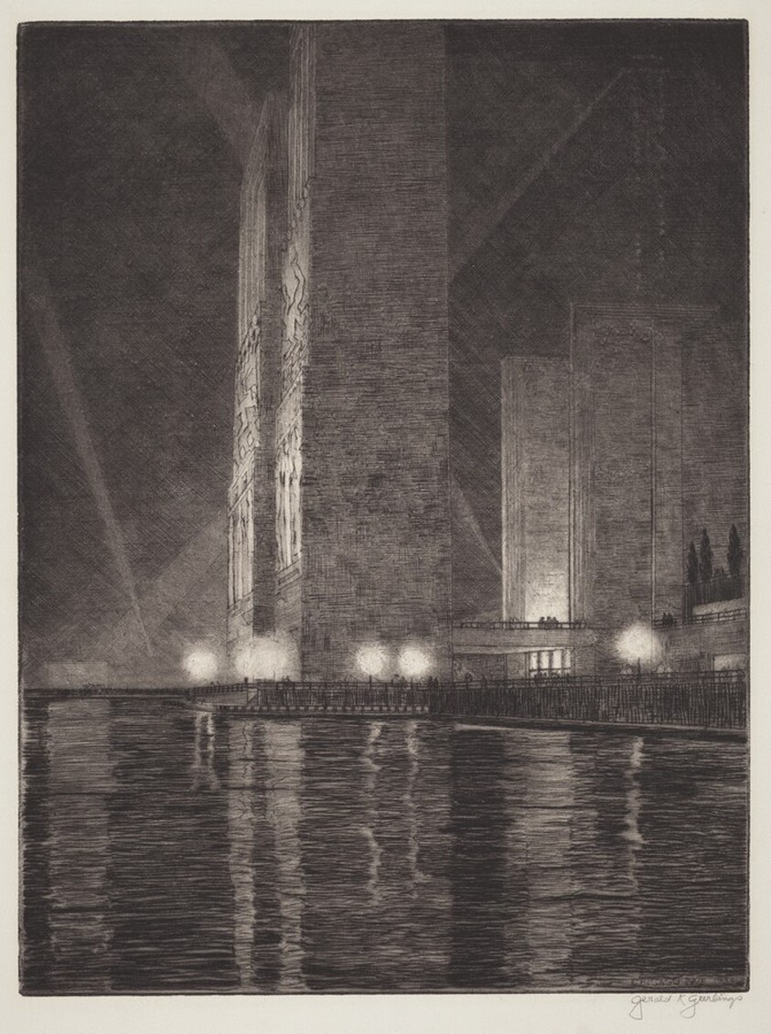 Electrical Building at Night