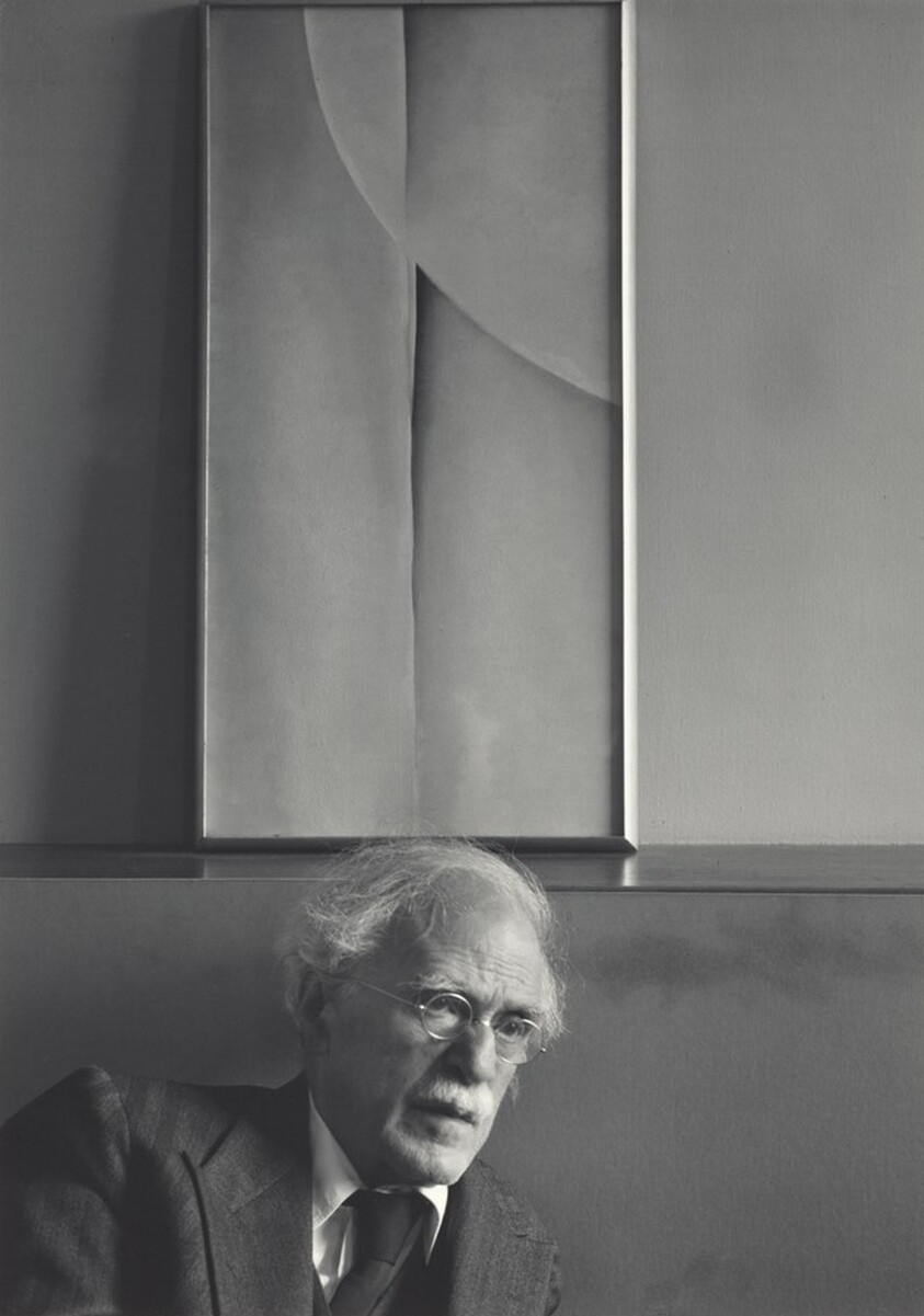 Alfred Stieglitz and Painting by Georgia O'Keeffe, An American Place, New York City