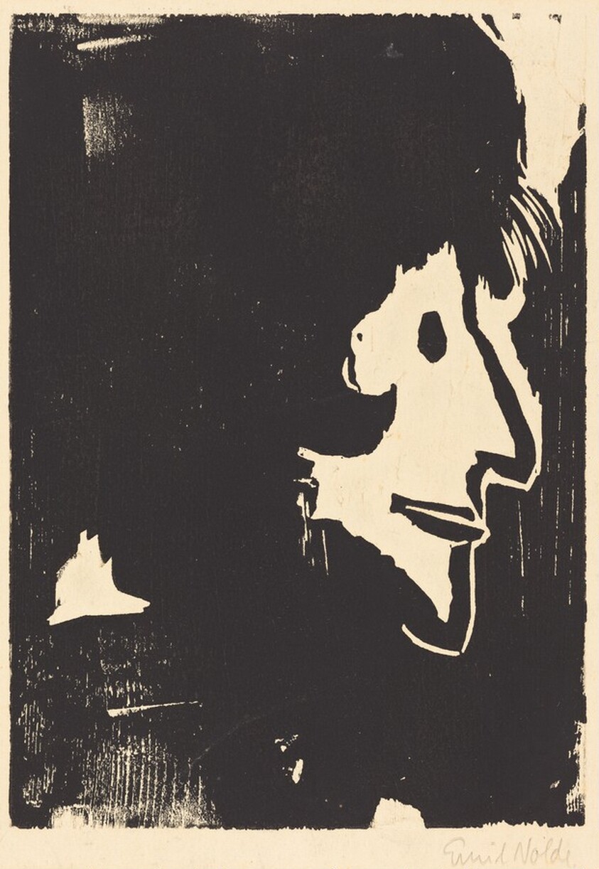 Woman's Profile (Frauenprofil)