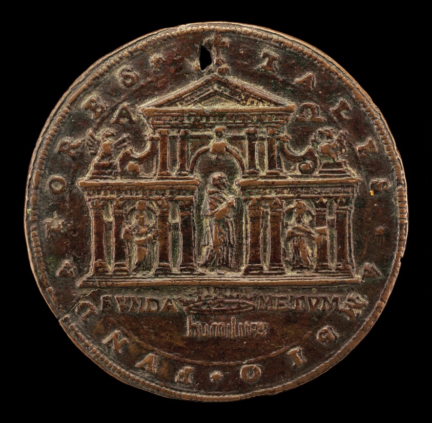 Founding of San Carlo ai Catinari, Rome, by Pope Paul V [obverse]