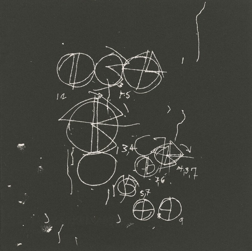 White Numbers Zero Through Nine I