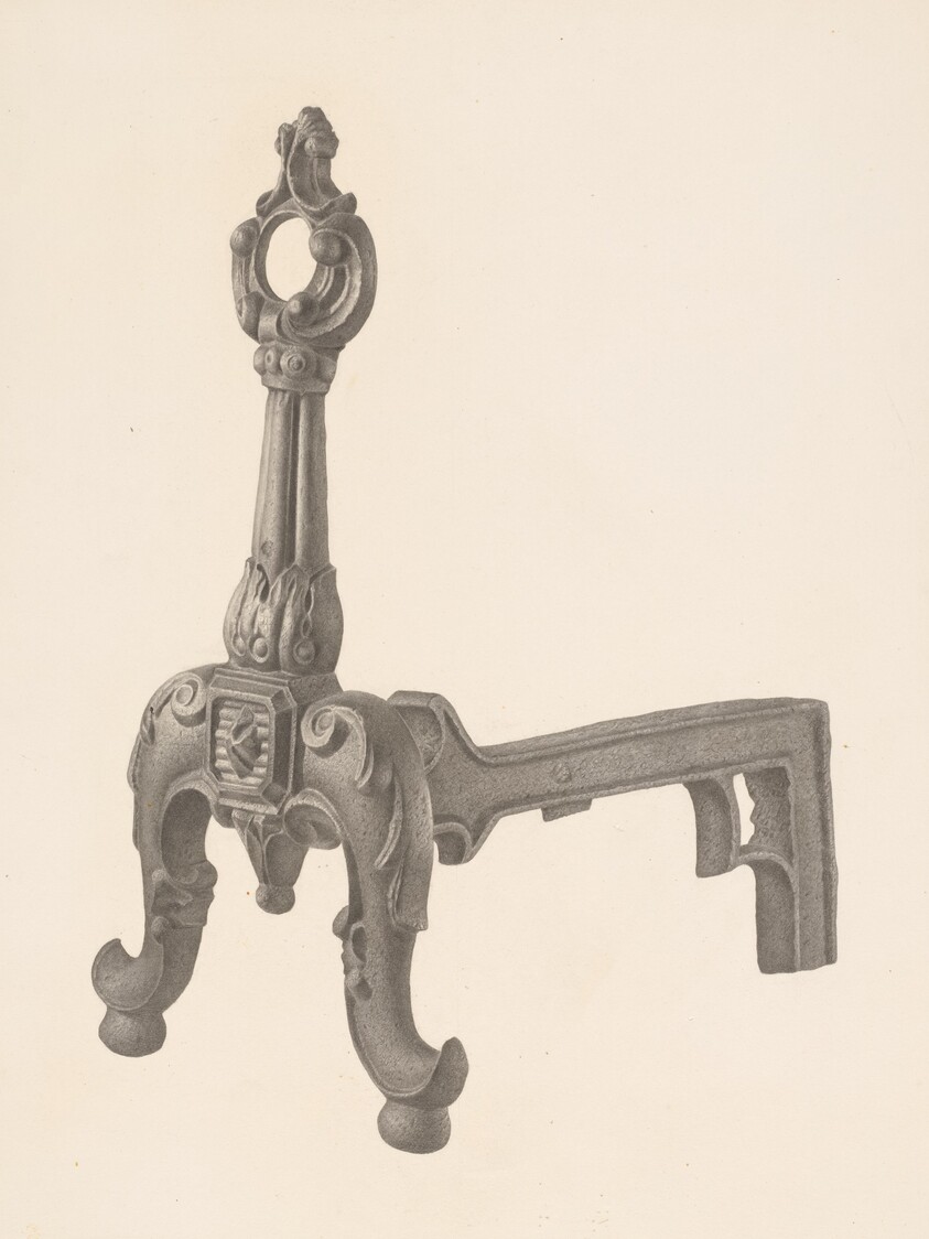 Andiron (one of pair)