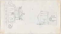 Two Church Facades, Jacques-Louis David, 1775/80