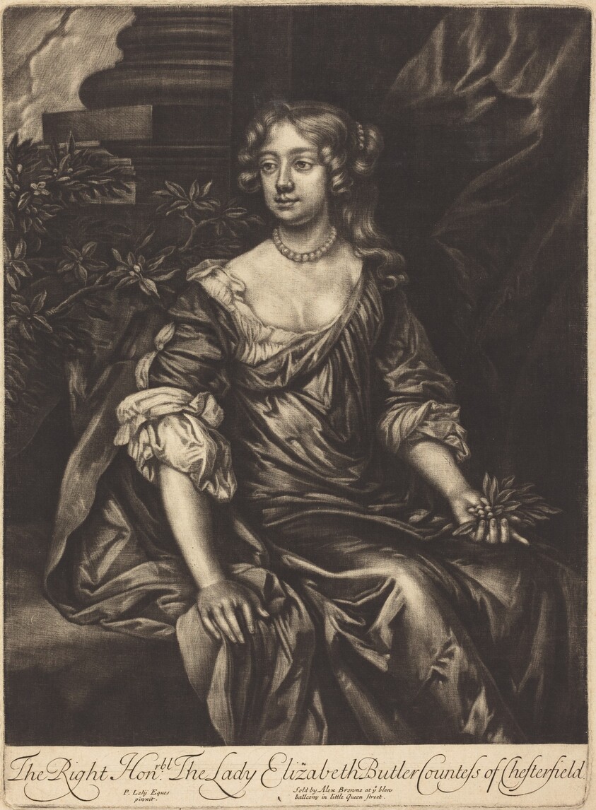 The Right Honorable Lady Elizabeth Butler, Countess of Chesterfield