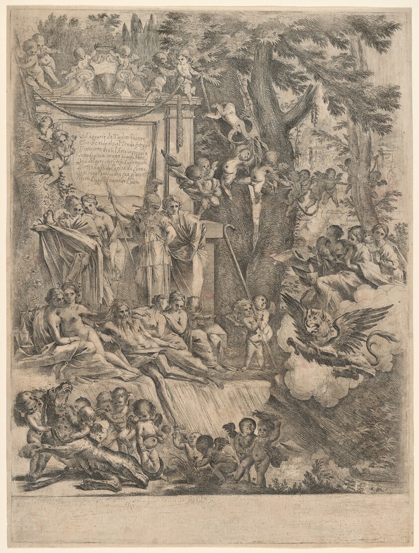 Allegory in Honor of the Arrival of Cardinal Franciotti as Bishop of Lucca
