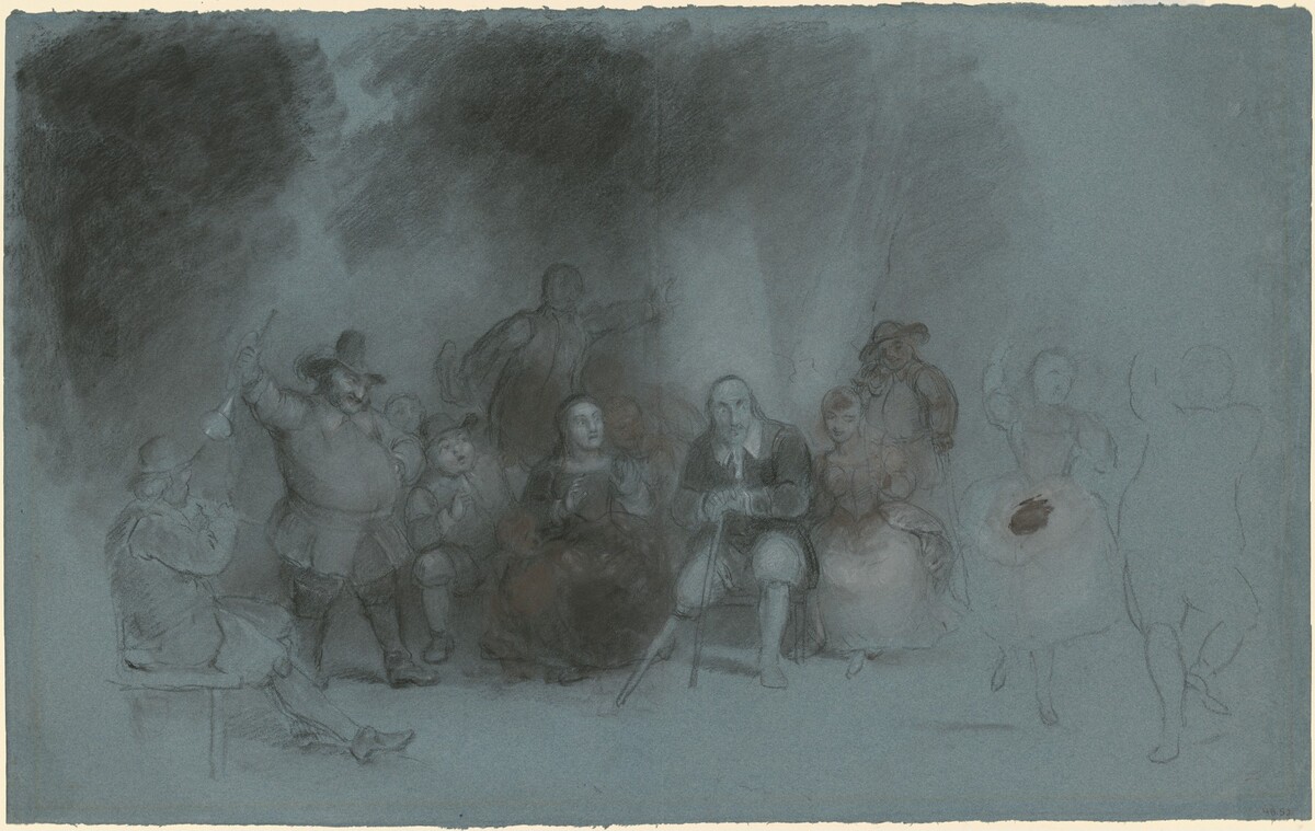 Study for "Dance on the Battery in Presence of Peter Stuyvesant"