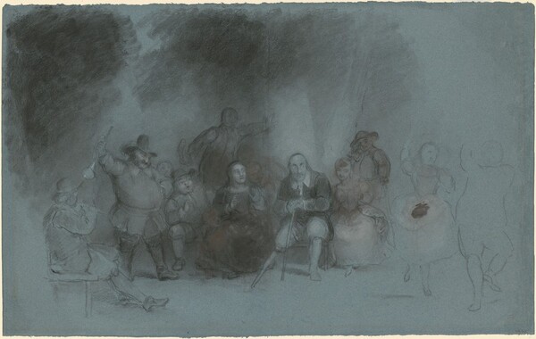 Study for "Dance on the Battery in Presence of Peter Stuyvesant"