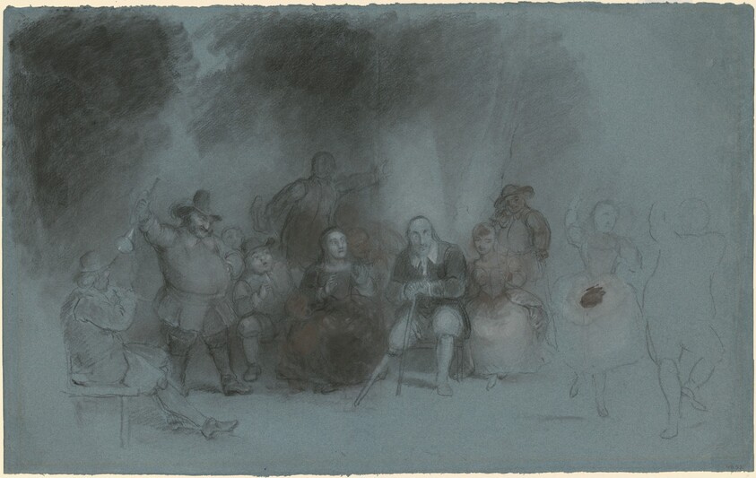 Study for "Dance on the Battery in Presence of Peter Stuyvesant"