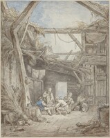 Ruined Farm, Hubert Robert, c. 1770/1775