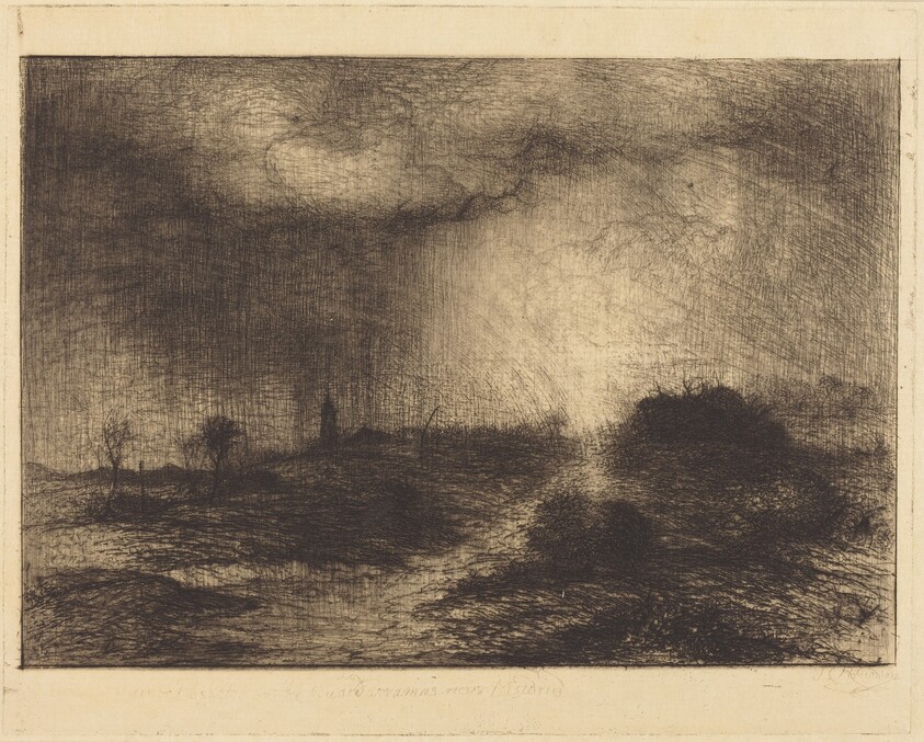 October Rain: Posuclos in the Guardarramas, Near Madrid