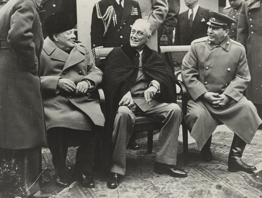Title from caption on object: “Stalin at Yalta”
