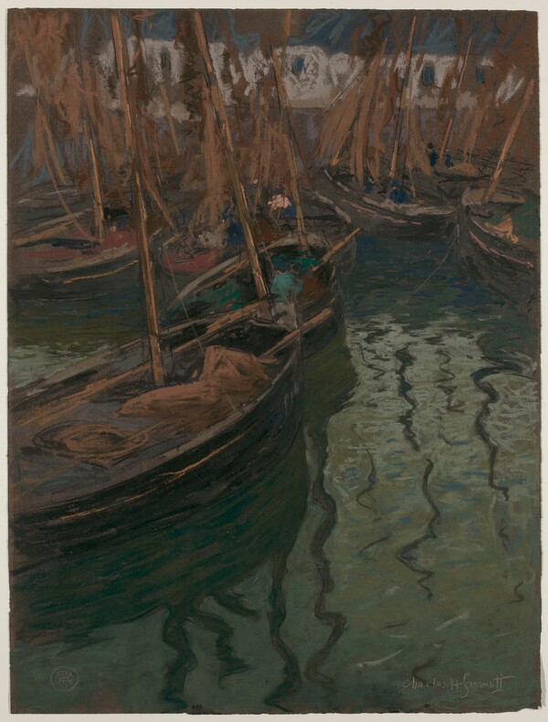 A Dock Harmony--Fishing Boats