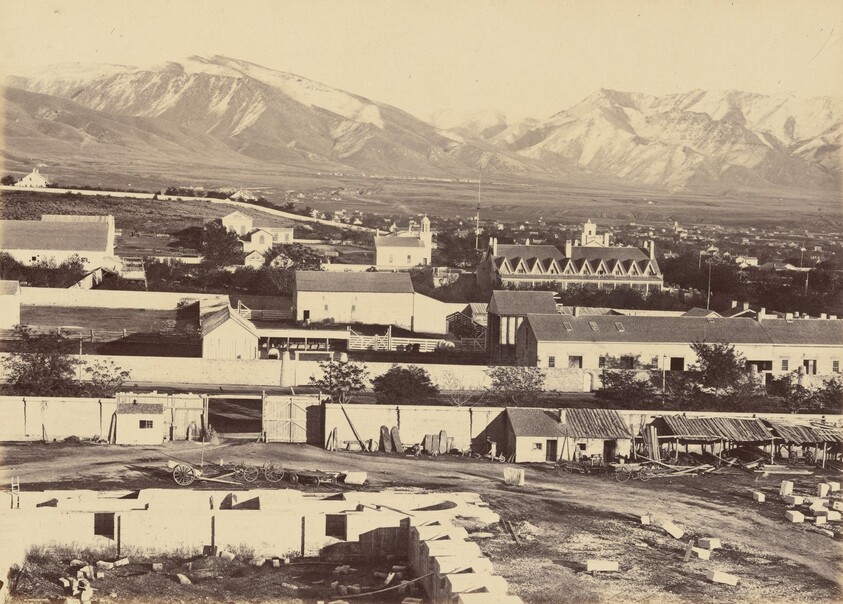 Plate 45. Salt Lake City, from the Top of the Tabernacle