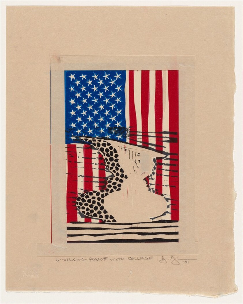 Flag and Vase [working proof]