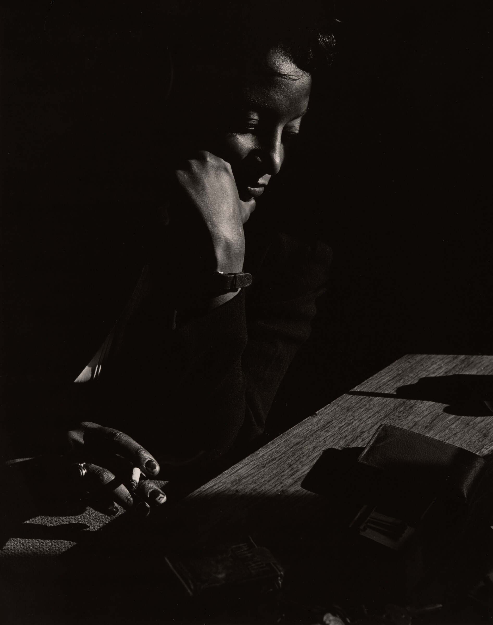 Woman Smoking, Chicago, Illinois, Wayne Miller, 1946
